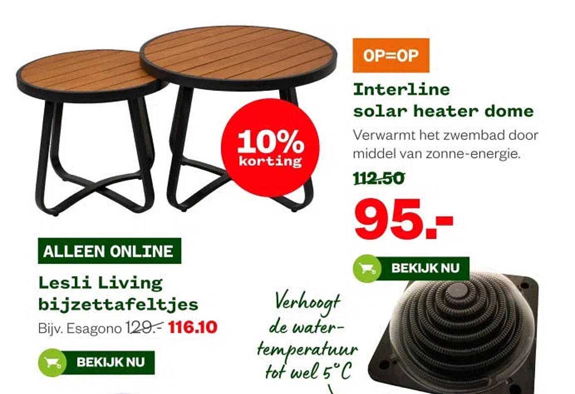 Interline solar heater dome