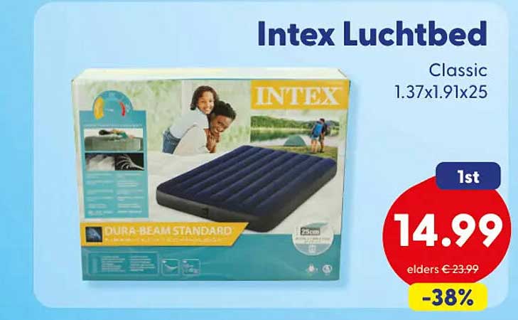 Intex Luchtbed Classic 1.37x1.91x25