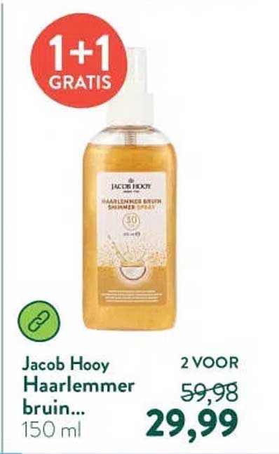 Jacob Hooy Haarlemmer bruin... 1+1 GRATIS