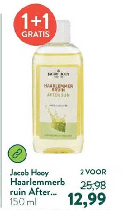 Jacob Hooy Haarlemmerbruin After... 150 ml 1+1 GRATIS