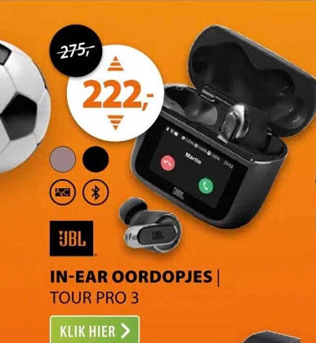 JBL In-ear oordopjes | Tour Pro 3