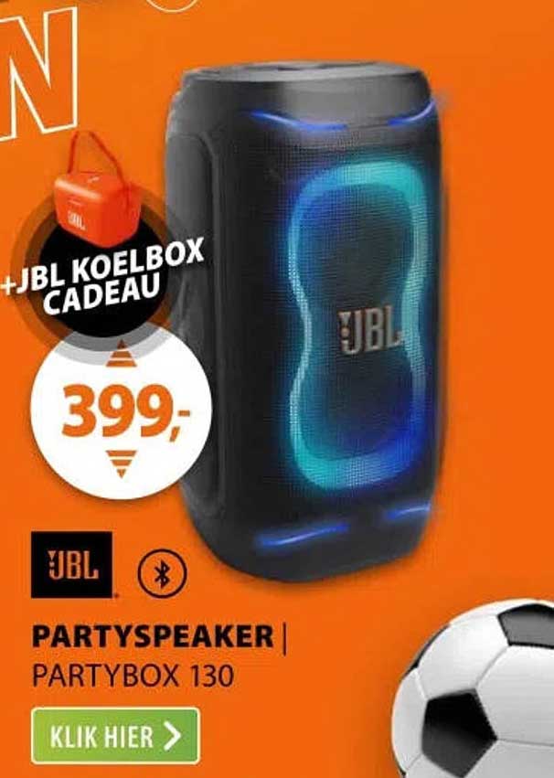 JBL PARTYBOX 130 + JBL KOELBOX CADEAU