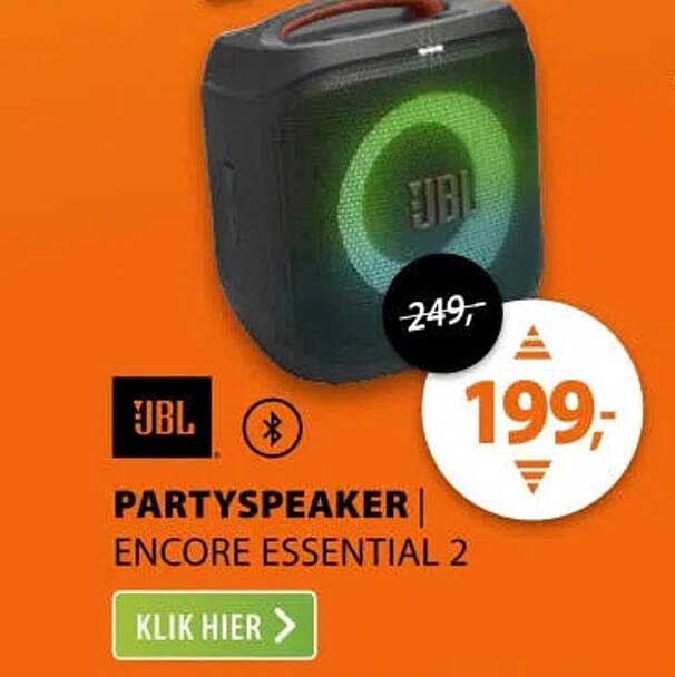 JBL PARTYSPEAKER ENCORE ESSENTIAL 2