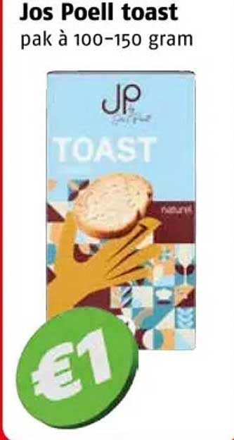 Jos Poell toast pak à 100–150 gram