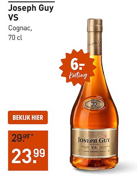 Joseph Guy VS Cognac, 70 cl