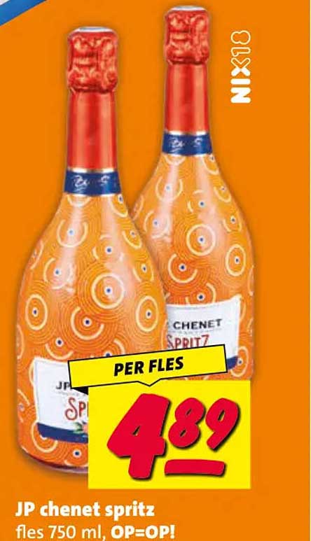 JP chenet spritz fles 750 ml, OP=OP!