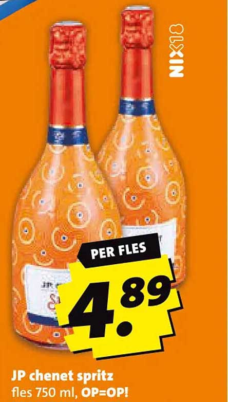 JP chenet spritz fles 750 ml, OP=OP!