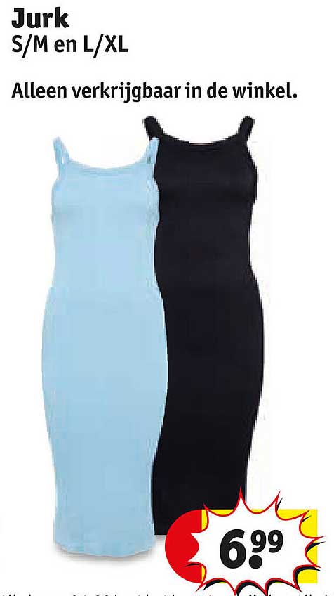 Jurk S/M en L/XL