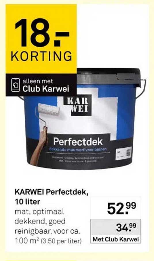 KARWEI Perfectdek, 10 liter 18- KORTING