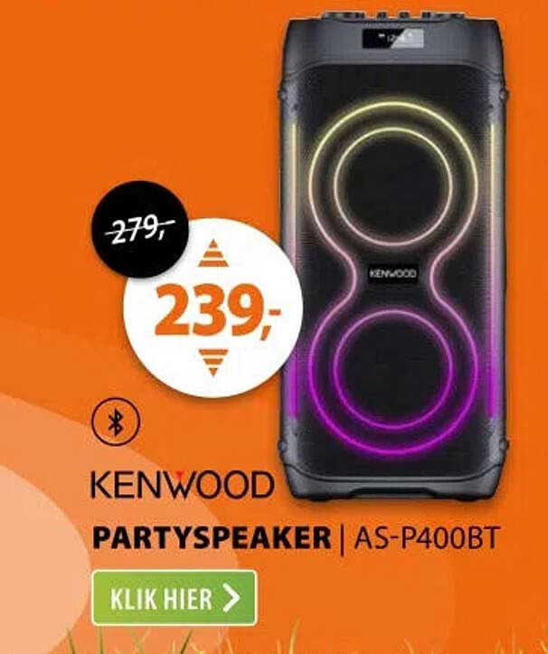KENWOOD PARTYSPEAKER AS-P400BT