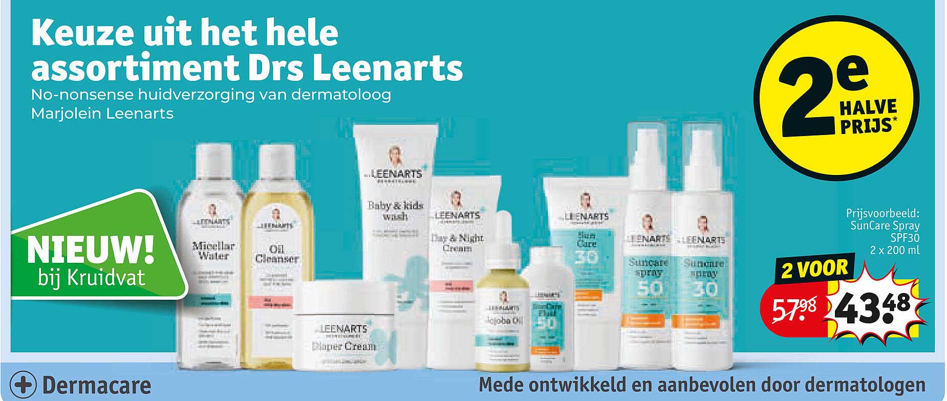 Keuze uit het hele assortiment Drs Leenarts 2e halve prijs