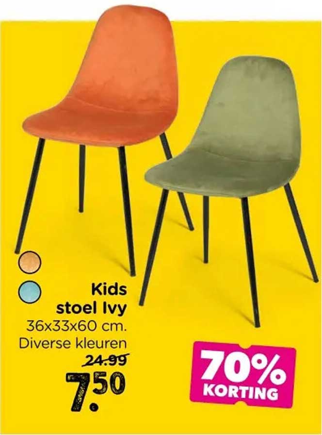 Kids stoel Ivy 70% KORTING