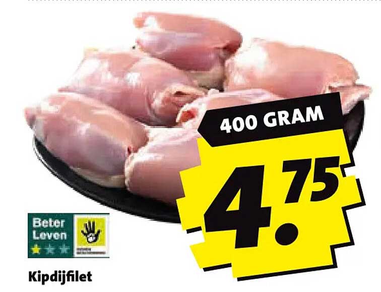 Kipdijfilet 400 gram