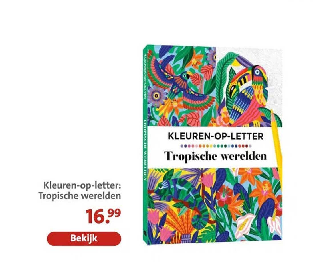 Kleuren-op-letter: Tropische werelden