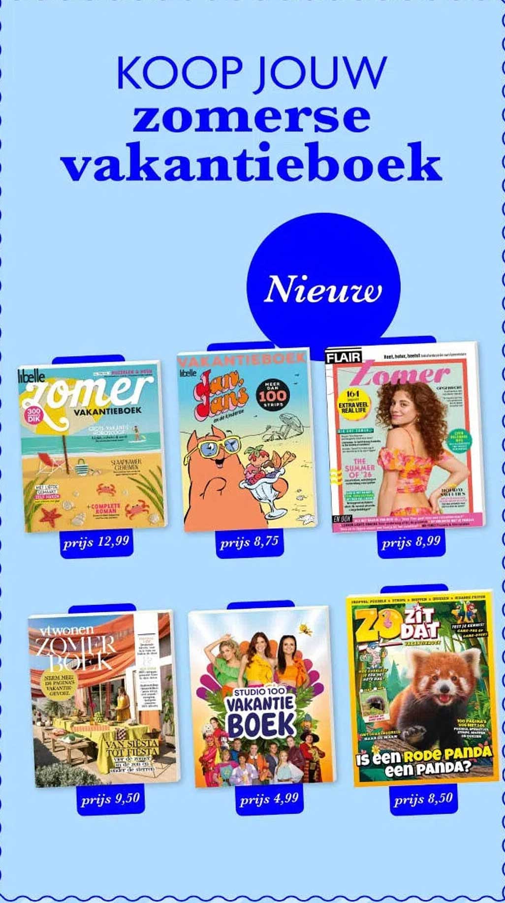 KOOP JOUW zomerse vakantieboek