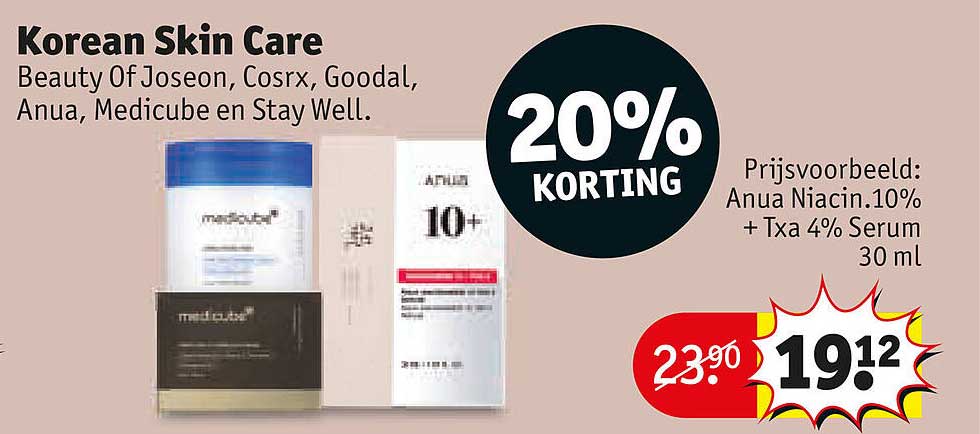 Korean Skin Care 20% KORTING