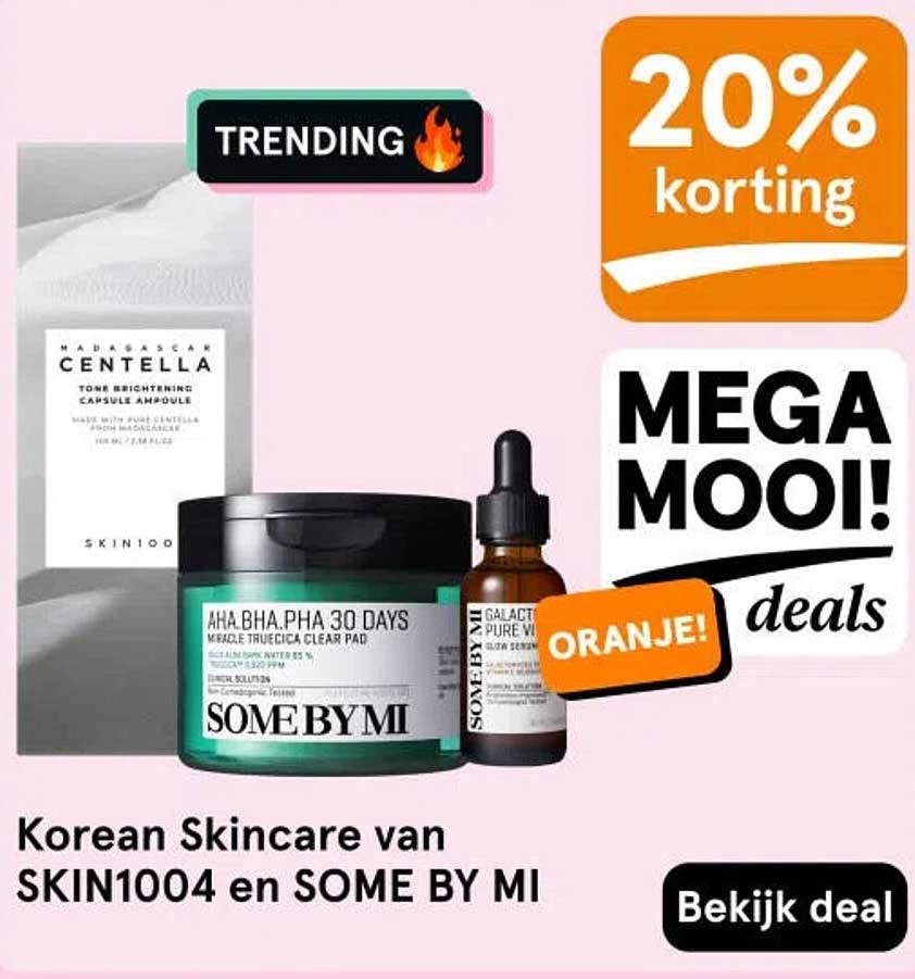 Korean Skincare van SKIN1004 en SOME BY MI