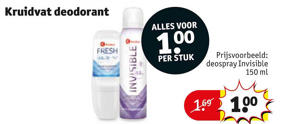 Kruidvat deodorant