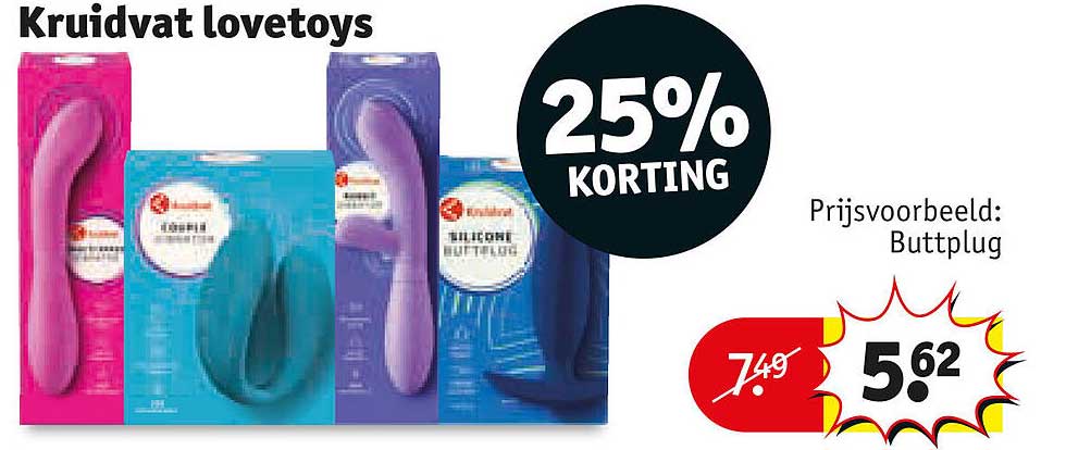 Kruidvat lovetoys 25% KORTING