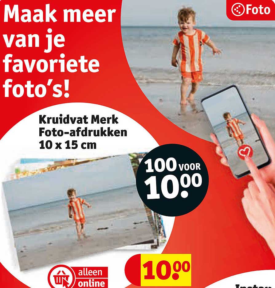 Kruidvat Merk Foto-afdrukken 10 x 15 cm