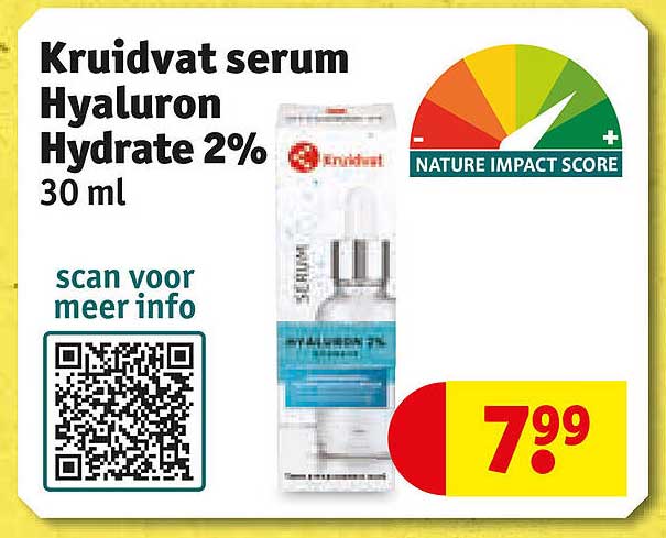 Kruidvat serum Hyaluron Hydrate 2% 30 ml