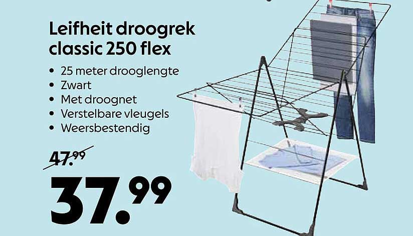 Leifheit droogrek classic 250 flex