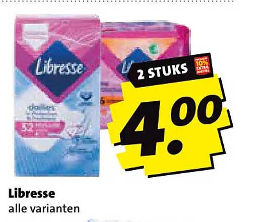 Libresse alle varianten 2 stuks