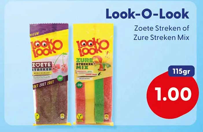 Look-O-Look Zoete Streken of Zure Streken Mix