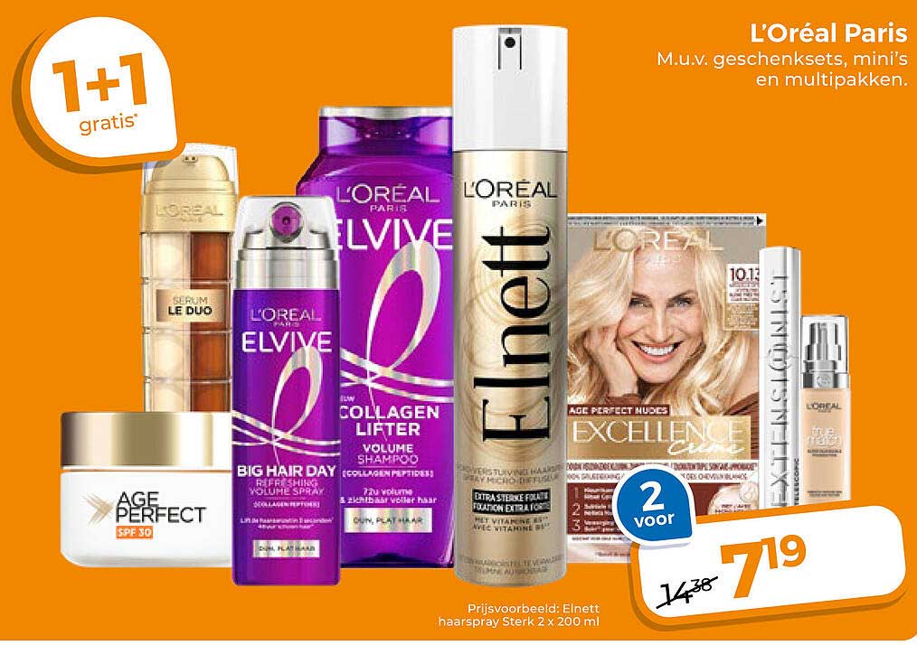 L'Oréal Paris 1+1 gratis