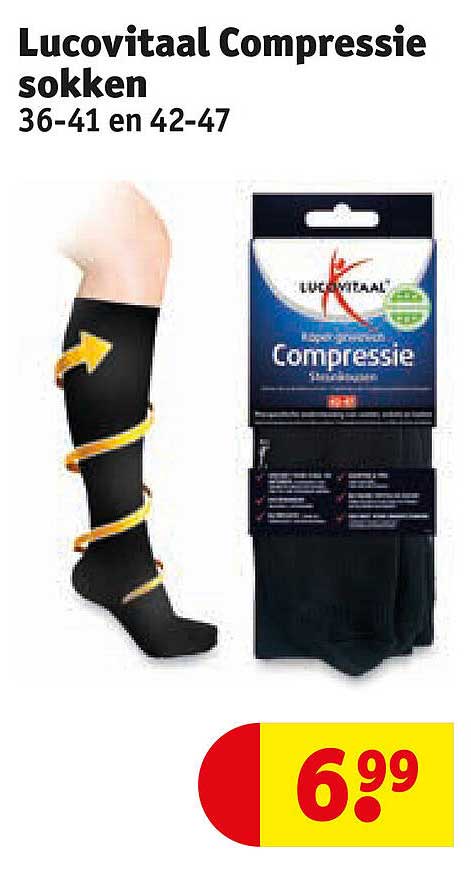 Lucovitaal Compressie sokken 36-41 en 42-47