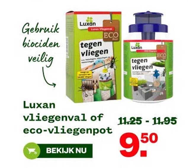 Luxan vliegenval of eco-vliegenpot