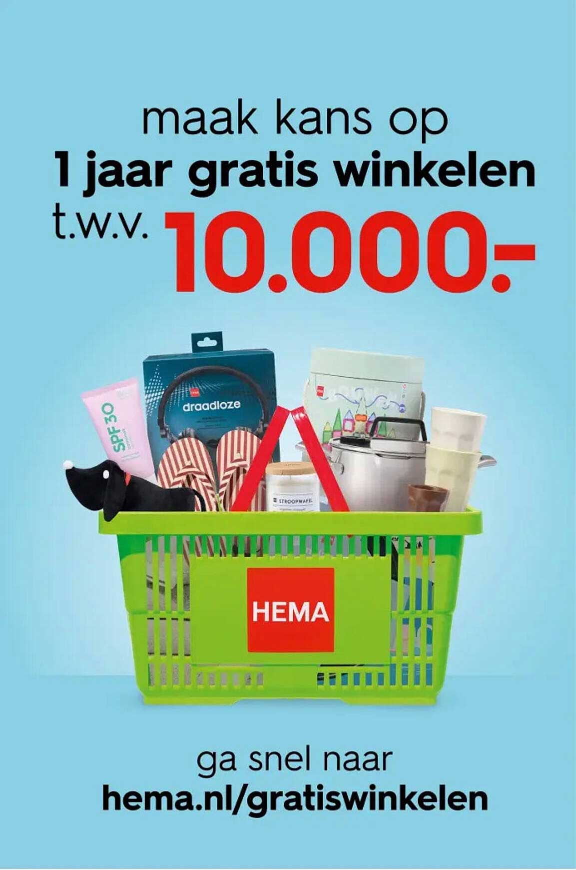maak kans op 1 jaar gratis winkelen t.w.v. 10.000-