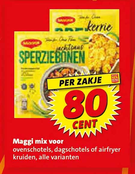 Maggi mix voor ovenschotels, dagschotels of airfryer kruiden, alle varianten