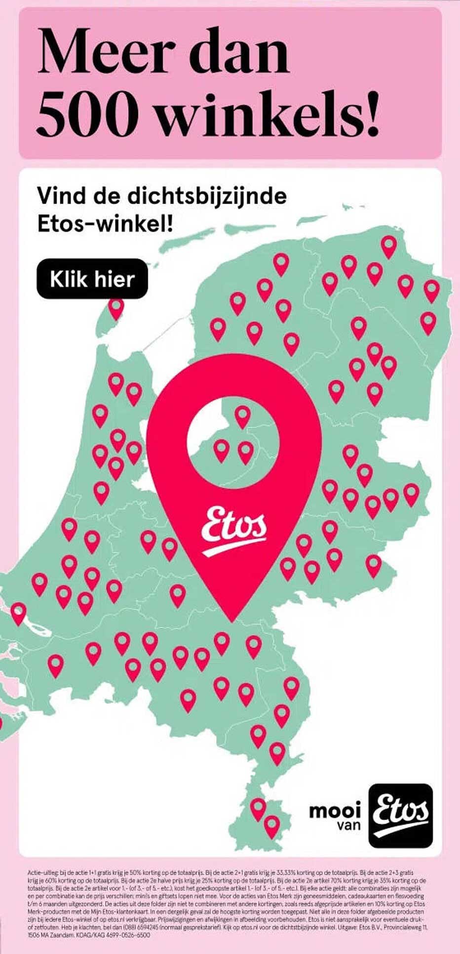 Meer dan 500 winkels!