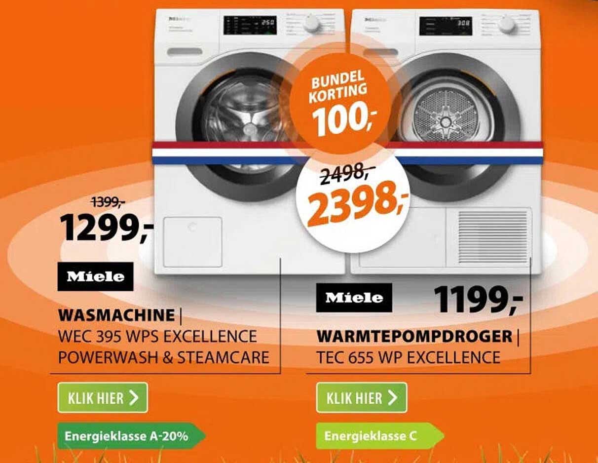 Miele Wasmachine WEC 395 WPS Excellence PowerWash & Steamcare