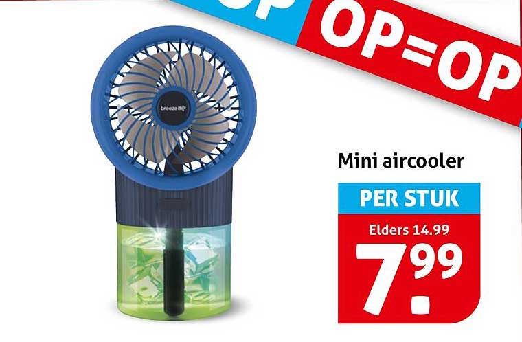 Mini aircooler PER STUK