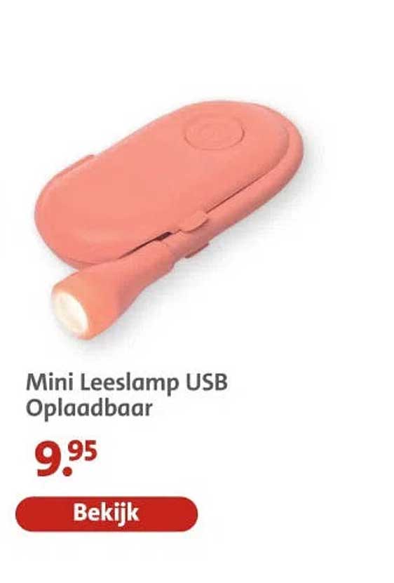 Mini Leeslamp USB Oplaadbaar