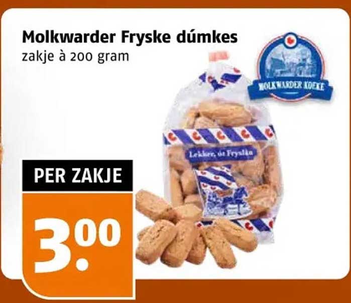 Molkwarder Fryske dûmkes zakje à 200 gram