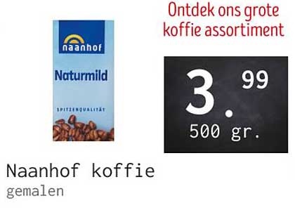 Naanhof koffie gemalen