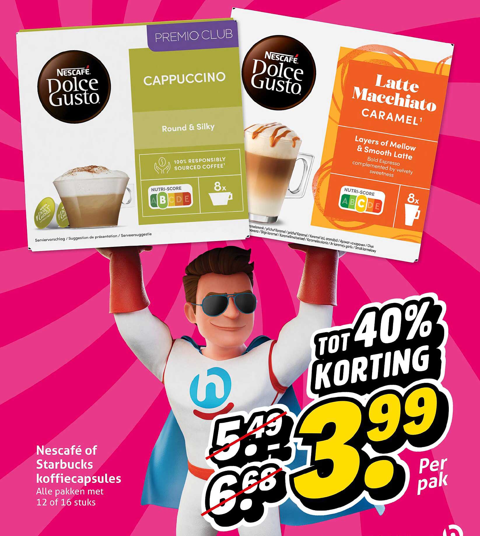 Nescafé of Starbucks koffiecapsules