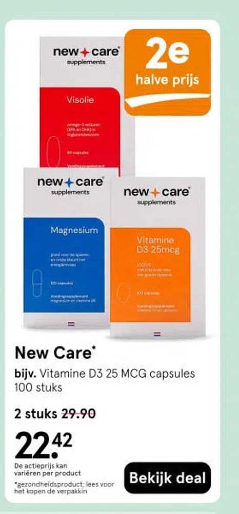 New Care* 2e halve prijs