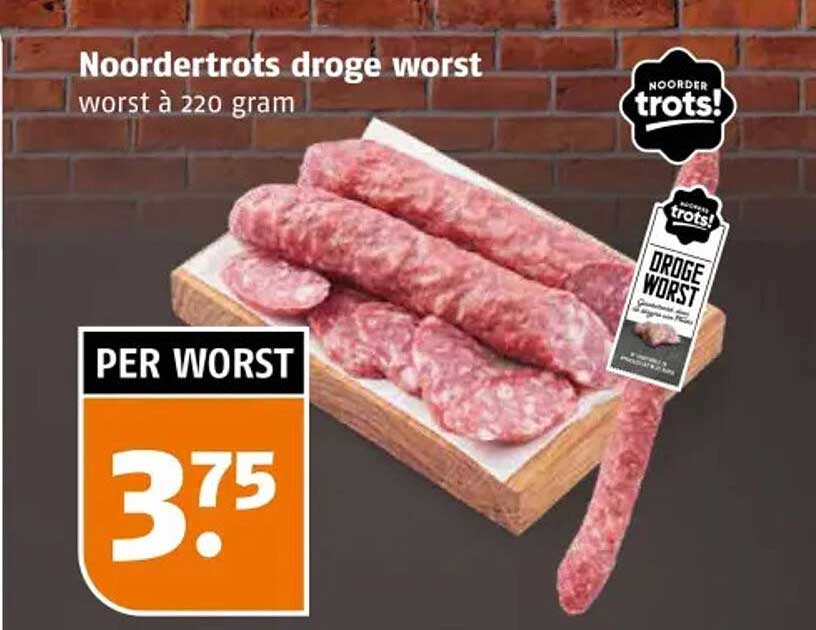 Noordertrot(s) droge worst worst à 220 gram
