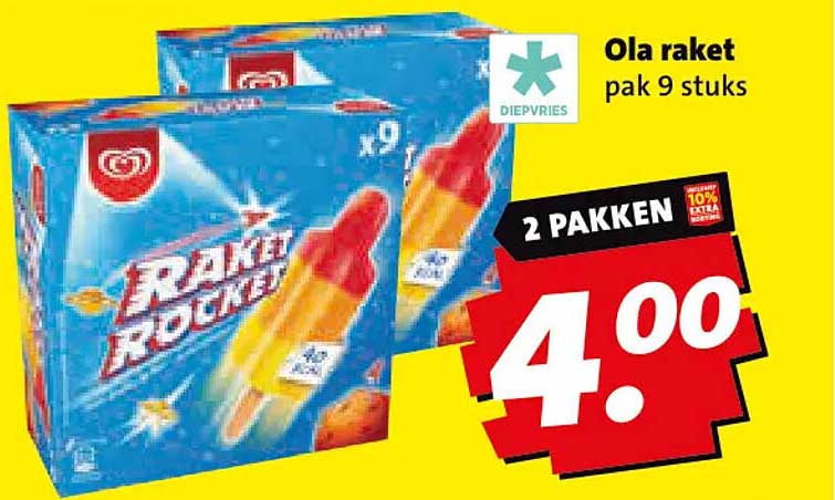 Ola raket pak 9 stuks