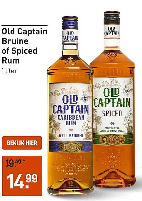 Old Captain Bruine of Spiced Rum