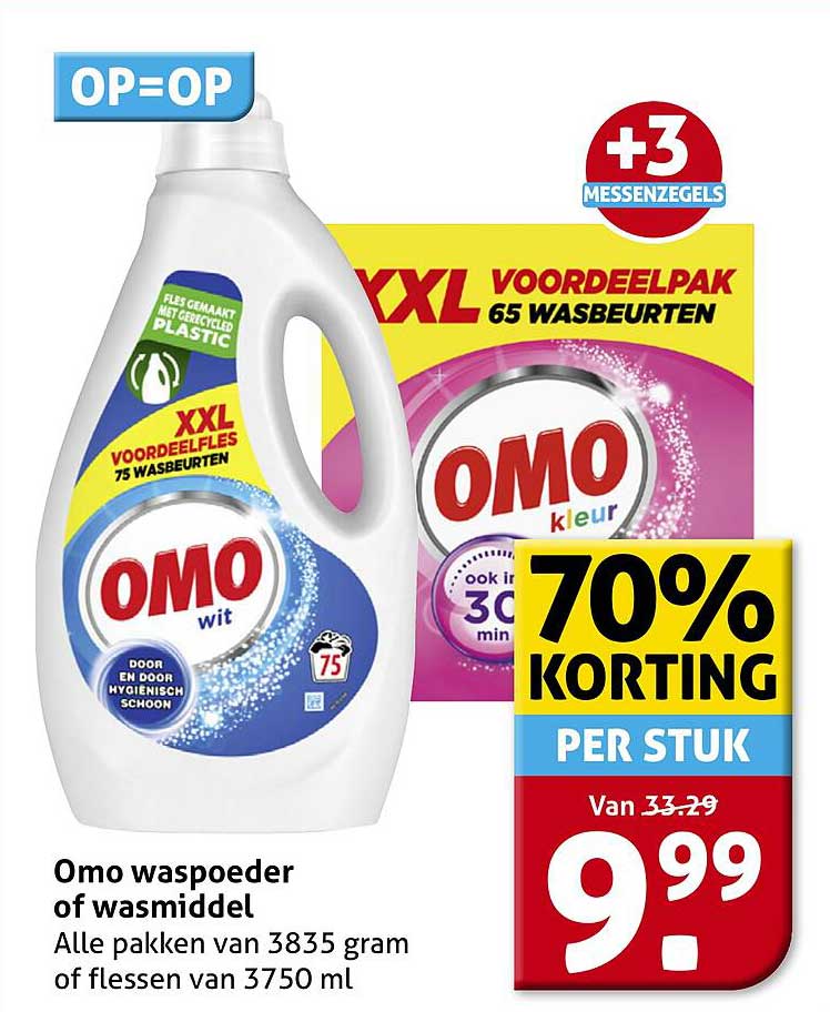 Omo waspoeder of wasmiddel