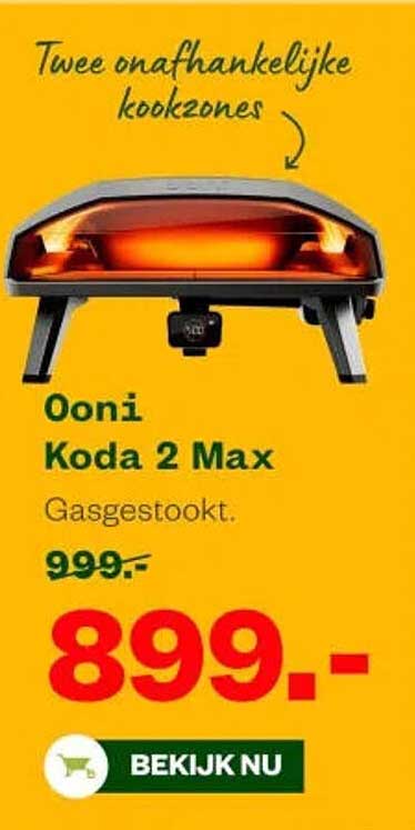 Ooni Koda 2 Max Gastoestook.