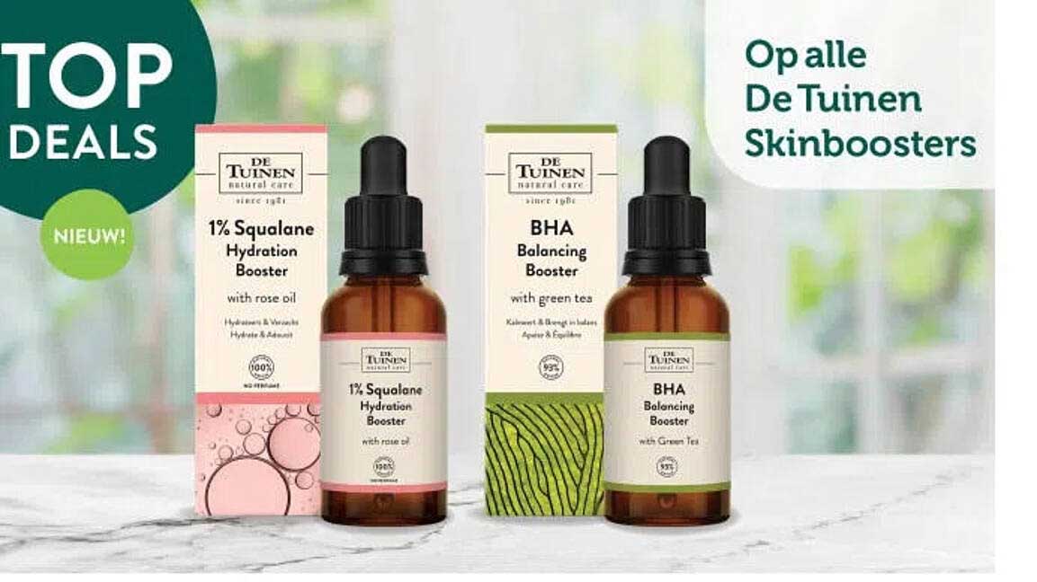 Op alle De Tuinen Skinboosters