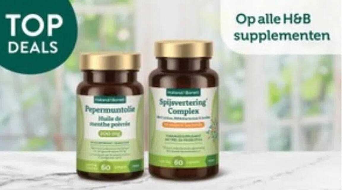 Op alle H&B supplementen