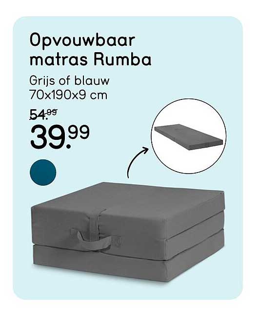 Opvouwbaar matras Rumba