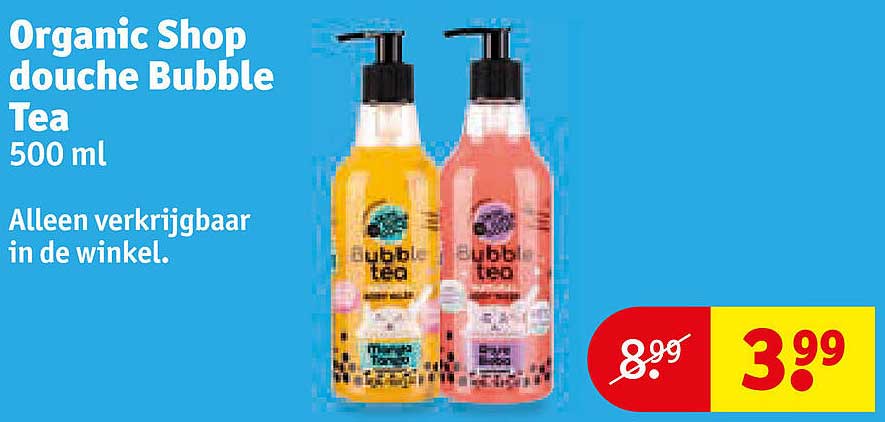 Organic Shop douche Bubble Tea 500 ml